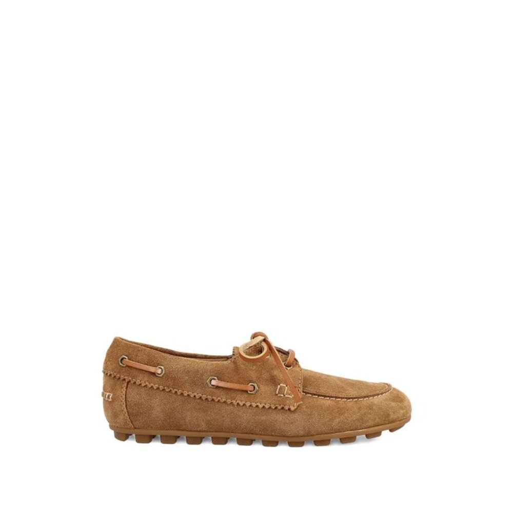 Hogan Women H693 Suede Boat Shoes